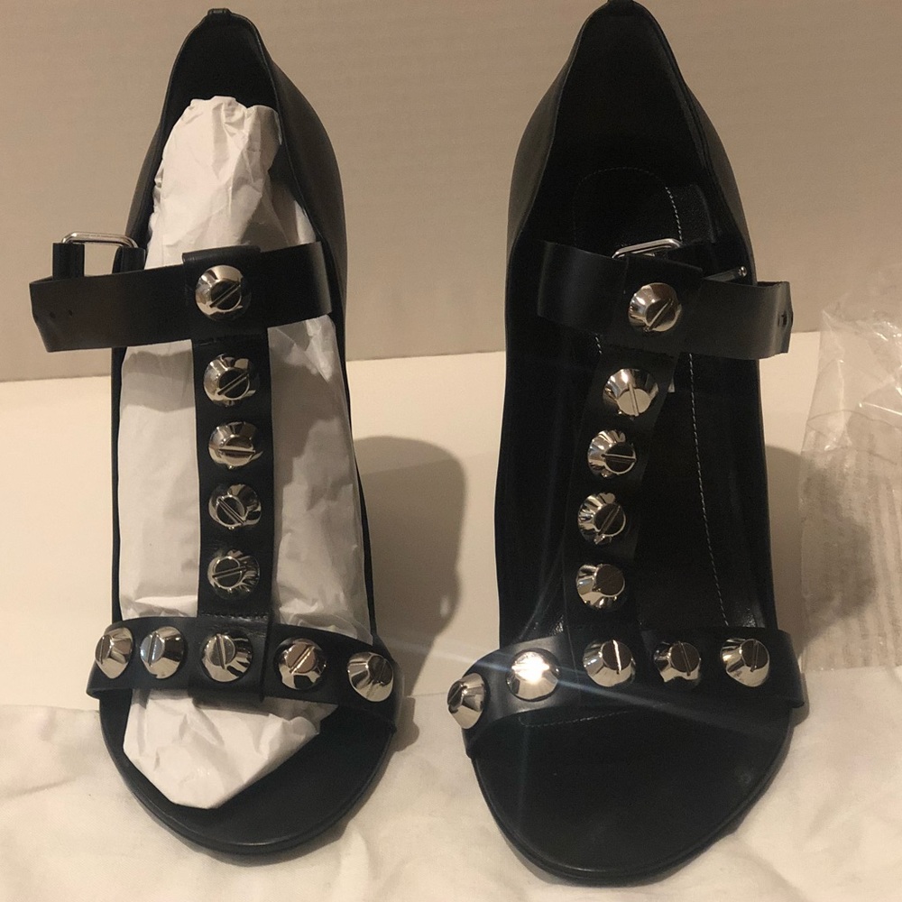 BALENCIAGA wedge heels in black